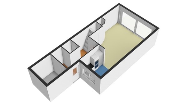 Floorplan - Wittenstein 66, 3328 MS Dordrecht